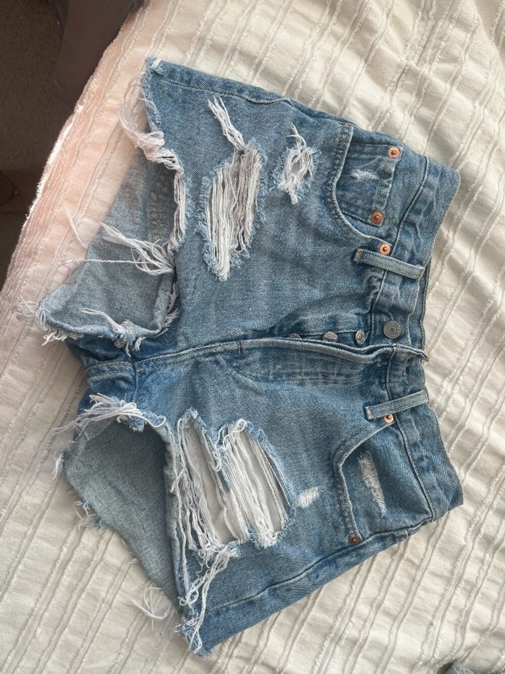 Levi’s 501 Original High-Rise Cut-Off Shorts